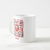 獅子座に生まれて コーヒーマグカップ (正面左)