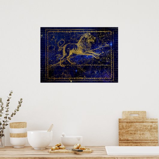 獅子座のポスター ポスター (キッチン)