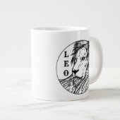 獅子座のレオ ジャンボコーヒーマグカップ (正面右)