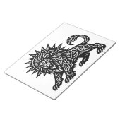 獅子座の太陽のたてがみを持つ獅子 | BurnsInHell ノートパッド (アングル)