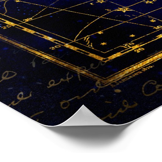 獅子座の小星座 ポスター (角)