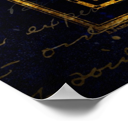 獅子座の小星座 ポスター (角)