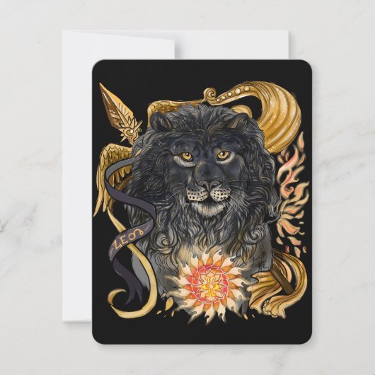 獅子座の招待状 招待状 (正面)