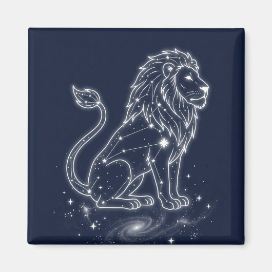 獅子座の星空 マグネット (正面)