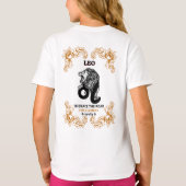 獅子座の王族 | 吠え猛る者の火のエレメントを抱擁せよ Tシャツ (裏面)