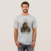 獅子座の男性用Tシャツ Tシャツ (正面フル)