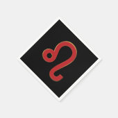 獅子座の誕生日 7月8月 占星術 スタンダードカクテルナプキン (角)