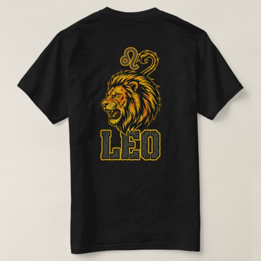 獅子座ゴールドクラウン ヴァンガード Tシャツ (デザイン裏面)
