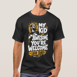 獅子座パパTシャツ - 旦那様への誕生日プレゼント Tシャツ