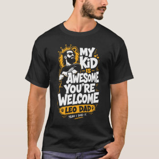 獅子座パパTシャツ - 旦那様への誕生日プレゼント Tシャツ