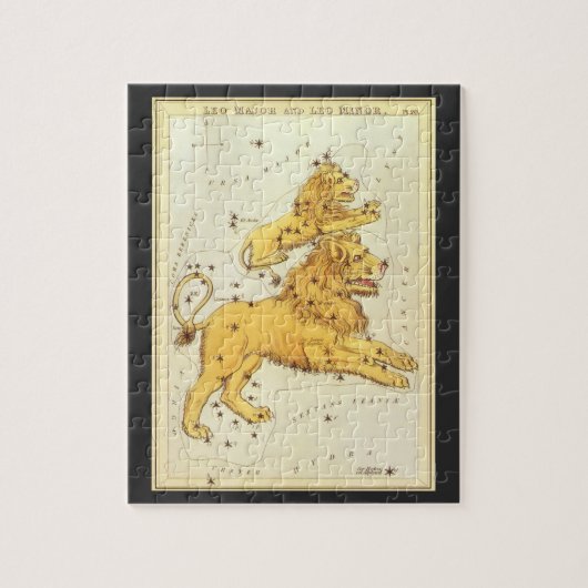 獅子座ヴィンテージ座ウラニア鏡 ジグソーパズル (縦)