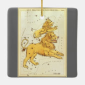 獅子座ヴィンテージ座ウラニア鏡 セラミックオーナメント (裏面)