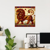 獅子座8 ポスター (ホームオフィス)