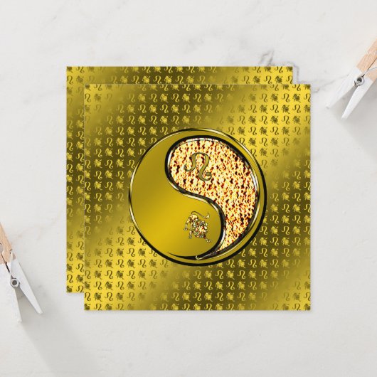 獅子座 カード (正面/裏面インサイチュ)