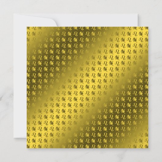 獅子座 カード (裏面)