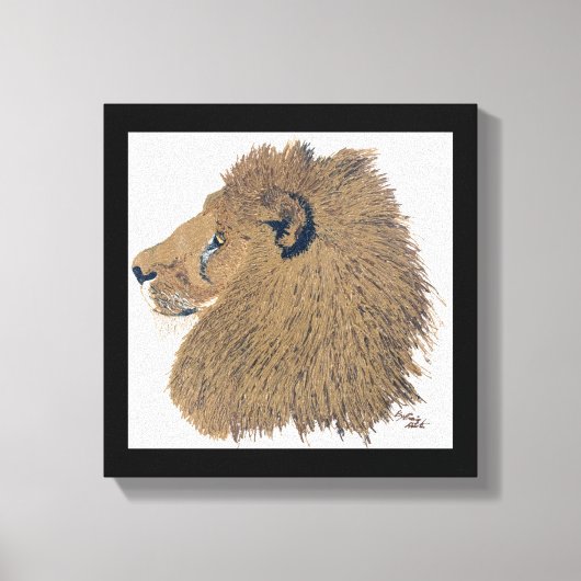 獅子座 キャンバスプリント (正面)