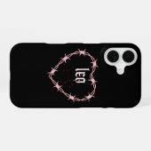 獅子座 ゴシック ダーク エッジー 誕生日 iPhone 16ケース (裏面横)