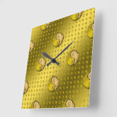 獅子座 スクエア壁時計 (傾斜)