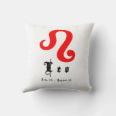 獅子座, ホロスコープ, 星座, 占星術 クッション (裏面)