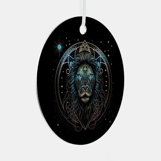 獅子座 メタルオーナメント (正面右)