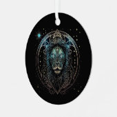 獅子座 メタルオーナメント (正面左)