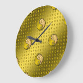 獅子座 ラージ壁時計 (傾斜)