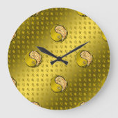 獅子座 ラージ壁時計 (正面)