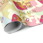 獅子座〔占星術の〕十二宮図サイン誕生日ラップ ラッピングペーパー (ロールコーナー)