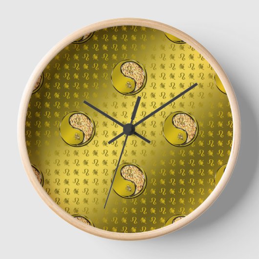 獅子座 壁時計 (正面)