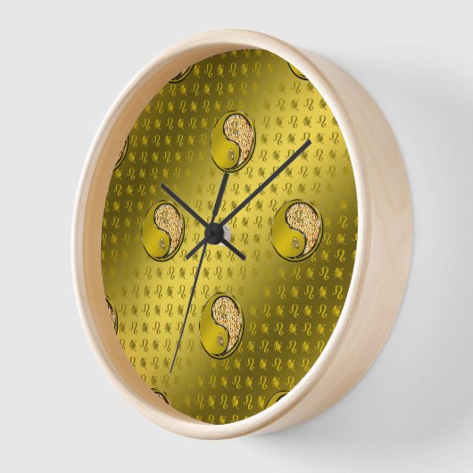 獅子座 壁時計 (傾斜)