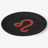 獅子座 7月8月 占星術 誕生日 ペーパープレート (アングル)