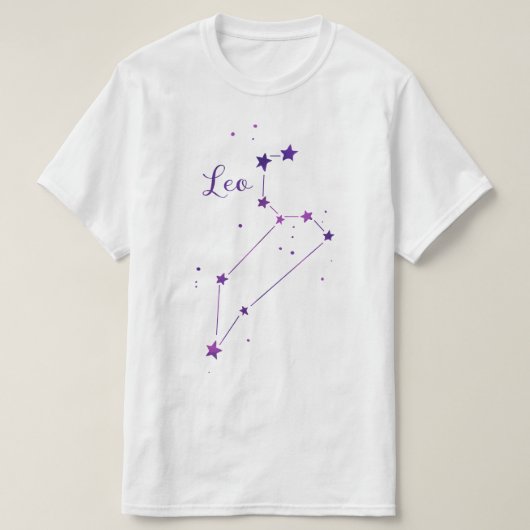 獅子座Tシャツ Tシャツ (デザイン正面)