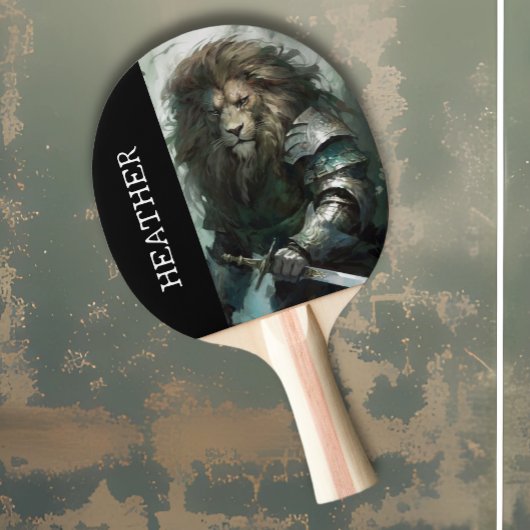 獅子戦士モノグラム名 卓球ラケット
