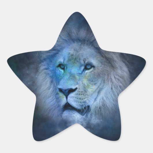 獅子獅子 星シール (正面)