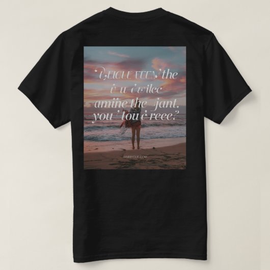 獅子王 Tシャツ (デザイン裏面)
