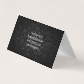 獅子盾 名刺 (裏面)