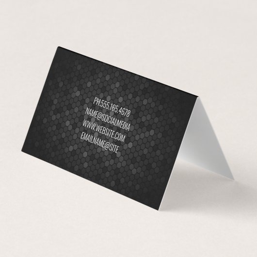 獅子盾 名刺 (裏面)