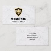 獅子盾 名刺 (正面/裏面)