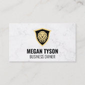 獅子盾 名刺 (正面)