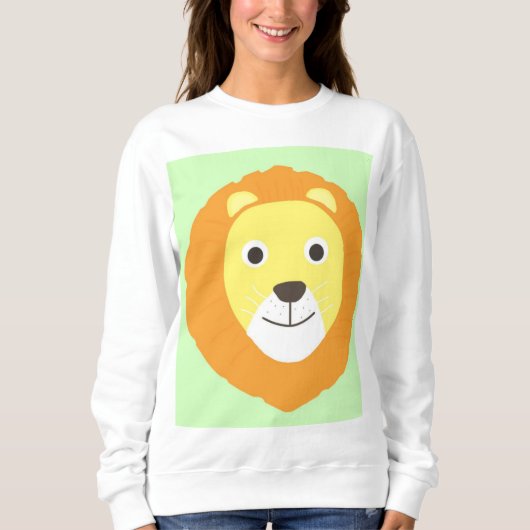 獅子絵画の術 スウェットシャツ (正面)