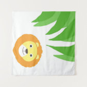 獅子絵画の術 タペストリー (正面(横))