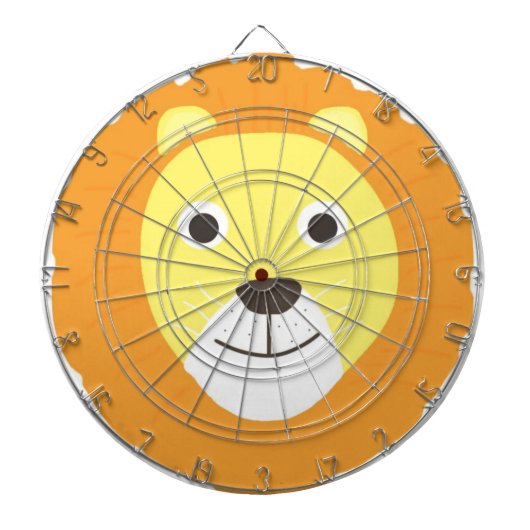 獅子絵画の術 ダーツボード (正面)