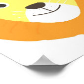 獅子絵画の術 ポスター (角)