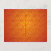 獅子舞中国の新年の挨拶はがき インビテーションポストカード (裏面)