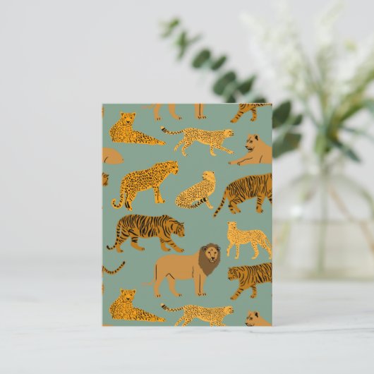 獅子虎豹 ポストカード (スタンド正面)