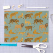 獅子虎豹  薄葉紙 (クラフト)