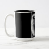 獅子誇りを持った ツートーンマグカップ (左)