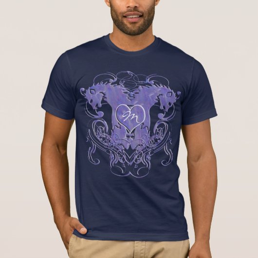 獅子躍動ルネサンス ウェディング Tシャツ (正面)
