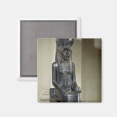 獅子頭の女神セクメットの像 マグネット (正面/裏面)