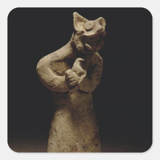 獅子頭の悪魔の小像， Mesopotamia, c.5 スクエアシール (正面)